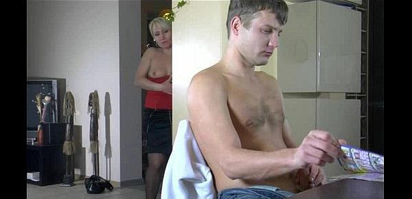 Beauty Russian mother fucking with her son